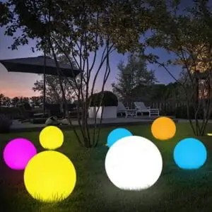 Outdoor ball lamps