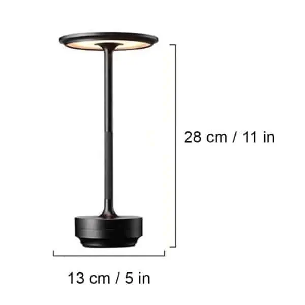 High cordless table lamp