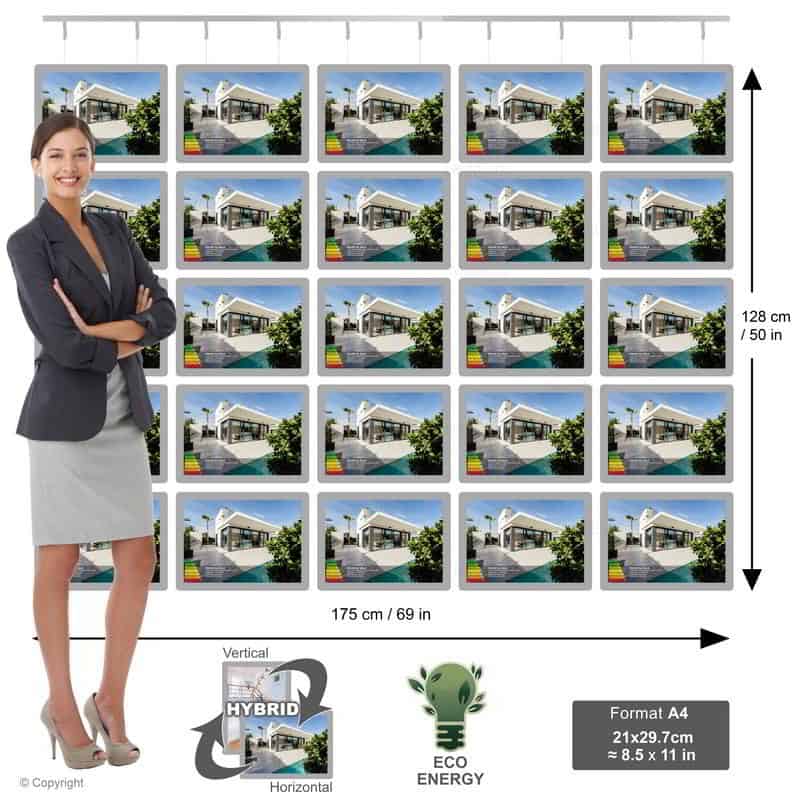 Buy Real Estate Window Display Shop - NegoLuz Ireland Porte Affiche Agence Immobiliere A4h 5r5c