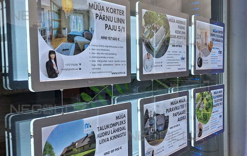 - NegoLuz Ireland Led Displays For Real Estate Office